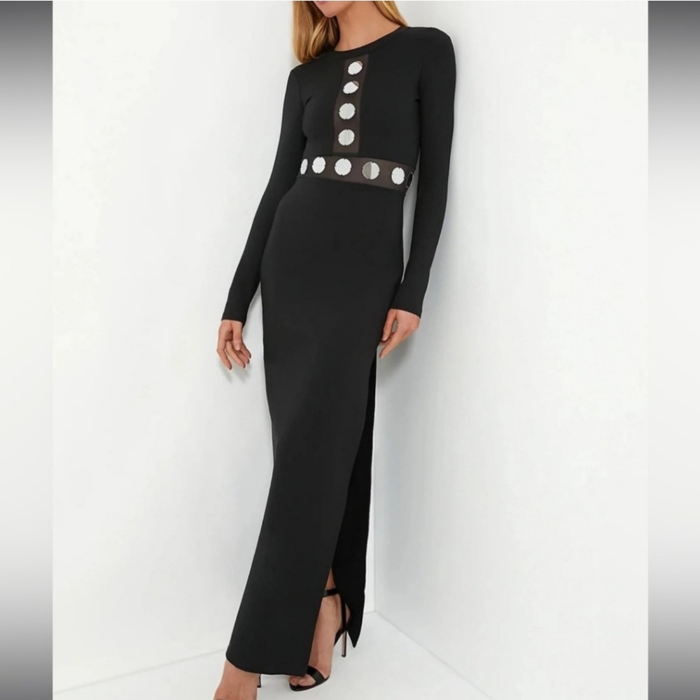 Staud Asher Paillette Maxi Dress